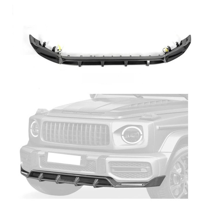 Factory Sales Car Bumper Carbon Fiber Front Lip Spoiler for  benz G Class W464  G63